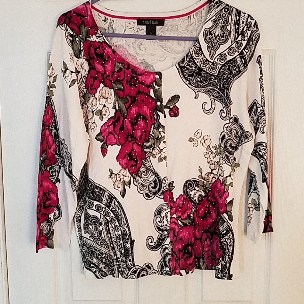 Flower Print Dress Shirt